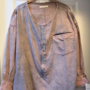 FREE PEOPLE We The Free Dreaming Henley- Large